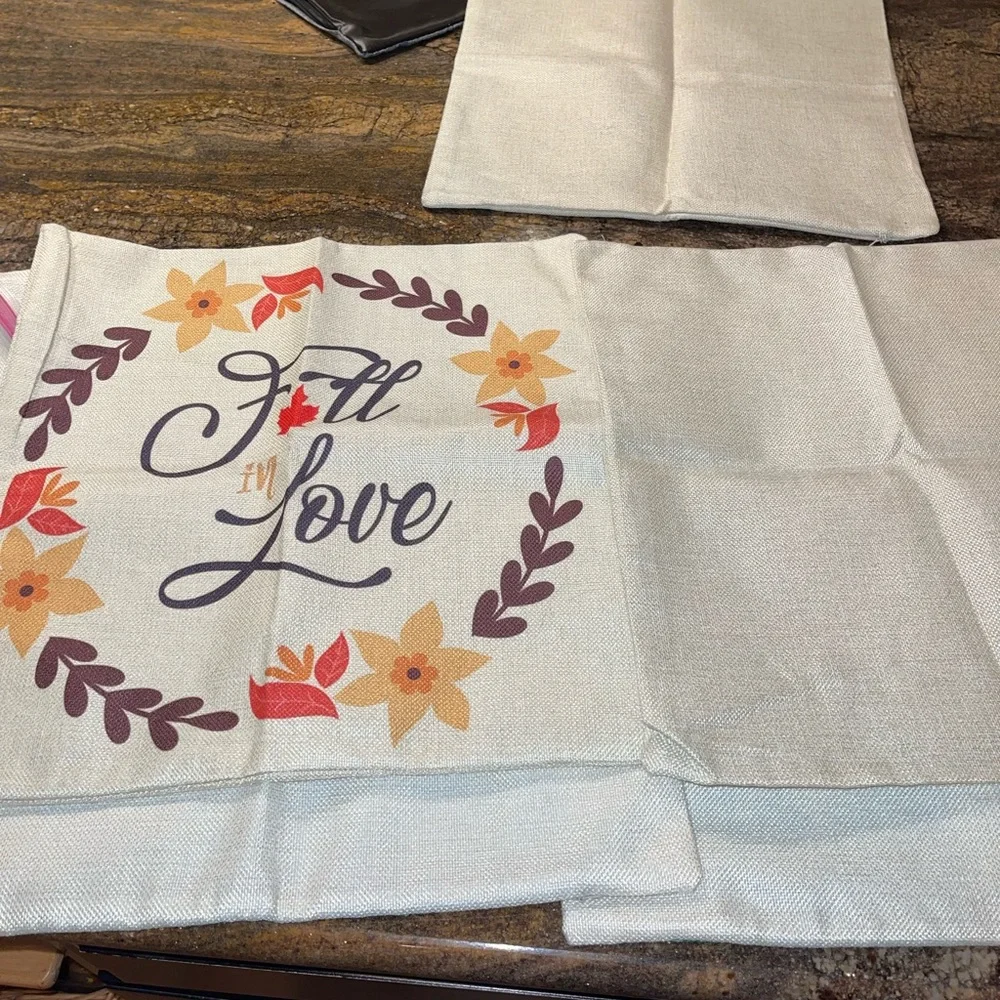 Bundle 6 pillow covers, 2 St. Patrick’s Day, 3 fall designs,  one‎ black/gray